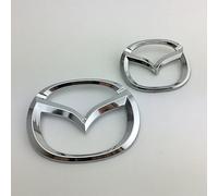 WXGBH Car Emblem for Mazda 2 Hatchback 2014-2019,ABS Material Grille Logo Badge Emblem Sticker Car Emblem Car Fender Badge Front Rear Trunk Logo Sticker Emblem Car Styling Body Fittings,C
