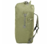 WXGTBKPR Army Style Duffel Bag Olive Green 85 L Oxford Fabric 30 x 30 x 90 | Robust polyester, adjustable shoulder straps, with side pocket and carabiner