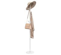 WXGTBKPR Iron & Marble Coat Stand 175 cm | 12 hooks for bags and hats, stable base, industrial design