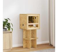 WXGTBKPR Terrarium Base with Shelf, OSB Base for Reptile, Brown | Rustic look, robust construction, versatile storage, matte layer