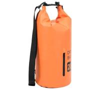 WXGTBKPR Waterproof 20 L Dry Bag with Zip, Dry Bag for Boating, Surfing and Outdoor Activities, Robust PVC Dry Bag, Green, orange, 20 l, Modern