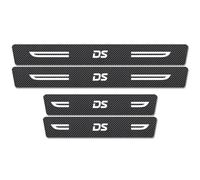 WXH97F Car Door Sill Protector for Citroen DS3 DS4 DS5 DS7 DS9 | Carbon Fibre Scuff Plate Kick Guard Anti Scratch Entry Pedal Cover Auto Threshold Wrap Trim Sticker