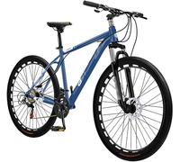 WXHJM 29 Inch Road Bike - Road Bike, 21 Speed Disc Brake Lightweight Road Bike, Carbon Steel Frame, City Bike Commuter Bike, for Men/Women A-29 Inches,30