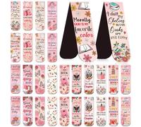 Wxiben 30 Pcs Spicy Romance Magnetic Bookmark Book Mark Page Clip