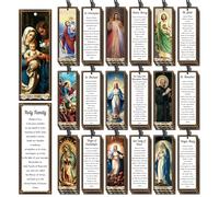 Wxiben Catholic Bookmarks for Women Men - 50 Pcs Christian Bible Bookmarks Religious Saints Prayer Book Marks Jesus Virgin Mary Book Markers Gift for Women Men Students Teacher Sunday School