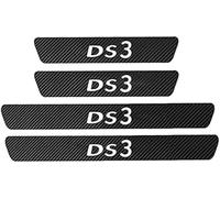 wxjcg 4 Pcs Car Door Sill Protector Strips for Citroen DS3, Door Edge Protection Decorate Carbon Fiber Threshold Protective