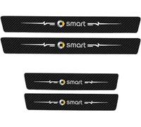 wxjcg 4 Pcs Car Door Sill Protector Strips for Smart Fortwo Forfour 453 451 450, Door Edge Protection Decorate Carbon Fiber Threshold Protective