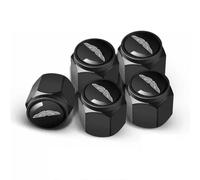 wxjcg 4 pcs Car Tyre Valve Caps for Aston Martin, Dust Caps for Car Tyres Leak-Proof Car Tire Valve Stem Caps with Logo Metal Dust Caps,B