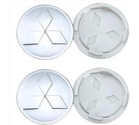 wxjcg 4 pcs Wheel Centre Caps for Mitsubishi L200 Double Cab 2010-2015 60 mm, Replacement Wheel Center Cap Auto Waterproof DustProof Center Wheel Hub Caps