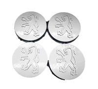 wxjcg 4 pcs Wheel Centre Caps for Peugeot 205 GTI 1.9, Replacement Wheel Center Cap Auto Waterproof DustProof Center Wheel Hub Caps