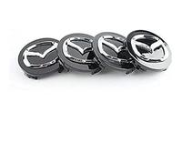 wxjcg 4pcs Car Wheel Centre Hub Caps for Mazda 56 mm, Anti Rust Hub Centre Caps Car Wheel Rims Protectors Exterior Decoration Accessories