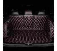 WXJFFF Car Boot Liners for Audi Q5 2017-2023 2024, Full Coverage Leather Boot Mats Waterproof Anti-Scratch Car Boot Protector Accessories,Black-Red