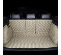 WXJFFF Car Boot Liners for Mercedes-Benz GL 2013-2014, Full Coverage Leather Boot Mats Waterproof Anti-Scratch Car Boot Protector Accessories,Beige