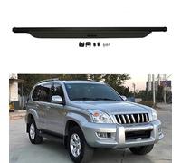 WXJFFF Car Retractable Rear Trunk Parcel Shelf for Toyota Prado FJ120 2002-2007 2008 2009, Trunk Cargo Cover Luggage Shade Shield Privacy Protective Accessories,Black