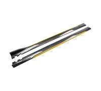 WXJFFF Car Side Skirts for Dacia Duster 2010-2020 2021 2022 2023 2024 2025, Side Skirt Extension Side Steps Running Boards Anti-Collision Protector, Car Styling Accessories,CarbonFiberLook-D