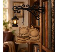 WXJHNYBS Book Shelf Light, Bookshelf Lantern, The Nook Light, Vintage 3D Reading Lamp, for Home Decor,J
