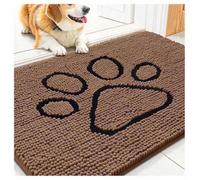 WXJHNYBS Dog Mat Non-Slip,Block Dirt Dog Paw Mat Super Absorbent Dog Matt Indoor And Outdoor Use,Camel-51×81cm