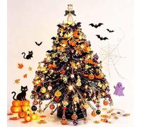 WXJHNYBS Mini Christmas Tree DIY Christmas Tree Beaded Christmas Tree Kit Small Decoration Christmas Ornaments Set Adds to The Atmosphere,A
