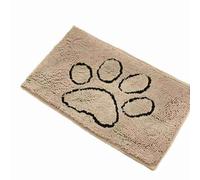 WXJHNYBS Muddy Paws Door Mat Non-Slip,Block Dirt Mud Mats For Dogs Machine Washable Pet Mats For Floor Waterproof Indoor And Outdoor Use,Brown-40×60cm