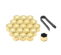 WXJWJYBZ 20Pcs Universal Anti-Rust 17mm/19mm/21mm ABS Auto Trim Tyre Wheel Lug Hub Nut Screw Bolt Rims Protection Cover Cap