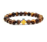 WXKAGF 7 Chakras Bracelet Women, Double Layer Stone Braided Bracelet Men's Adjustable Bracelet 19-30CM