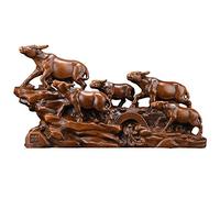 WXKAGF Desktop Decoration Bull Sculpture Cow Statue, Five Bull Ornaments That Attract Wealth/feng Shui Zodiac Home Decoration for Family Members Or Financial Investors Desktop Ornaments