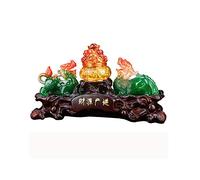 WXKAGF Desktop Decoration Pi Xiu Statue Decoration Opening Congratulations Gifts Living Room Office Pi Xiu Home Decoration Business Interior Decoration Desktop Ornaments (Color : C)