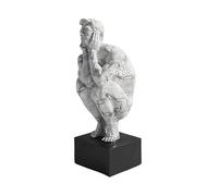 WXKAGF Desktop Decoration Simple Modern Style Abstract Thinker Figure Sculpture Decoration Office Hotel Living Room Home Decoration Artwork Desktop Ornaments