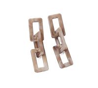 WXKAGF Fashion Jewelry Acrylic Resin Chain Long Dangle Earrings For Women Geometry Link Earring Fashion Jewelry High-end earrings