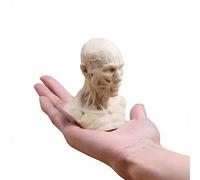 WXKAGF Human Model, Skull Head Muscle Bone Human Model Anatomy Model Mini Size Resin Art Model Educational Tools for School Education