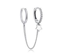 WXKAGF Jewelry,Genuine 925 Sterling Silver Star Whisperer Earrings Women Wedding Elegant Pearl Earbob Charm Jewelry Lady's Ear Drop Gift