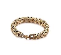WXKAGF Men Bracelets Stainless Steel Byzantine Chain Bracelet