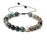 WXKAGF Natural Stone Bracelet Natural Phoenix Lapis Lazuli Bracelets Men Vintage Adjustable Braid Bracelet For Women Polished Energy Stone Beads Woven Bracelet Jewelry