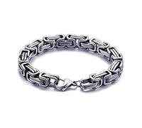WXKAGF Stainless Steel Bracelets Byzantine Chain Bracelet