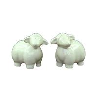 WXKAGF Statue Ornaments s Figurine Animal Statue Ornaments Crackle Glazed Porcelain Sheep Lovers Miniatures Handmade Ceramics Lamb Figurines Year of Birthday Decor Art and Craft Ornament