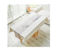 WXKAGF Table Runner Christmas Elegant Triangle Elephant Pattern Polyester Table Runner Long Table Decoration Pink Grey 32 x 230 cm