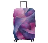wxlmom Suitcase Covers L Purple Abstract Personalised Suitcase Covers Elastic Washable Stretchable Luggage Covers, Anti Scratch Reusable Travel,for Business Trip Daily Using
