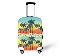 wxlmom Suitcase Covers L Yellow Flowers Personalised Suitcase Covers Elastic Washable Stretchable Luggage Covers, Anti Scratch Reusable Travel,for Business Trip Daily Using