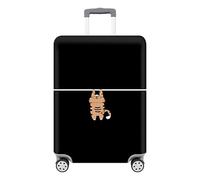 wxlmom Suitcase Covers Protectors L Black Tiger 3D Print Design Scratch and Dust Protection,Water Resistant Elastic Luggage Covers with Zipper for Suitcases Large,Quick Fix and Remove