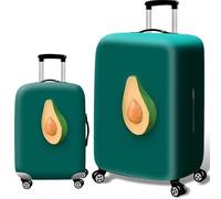 wxlmom Suitcase Covers Protectors L Green Fruit 3D Print Design Scratch and Dust Protection,Water Resistant Elastic Luggage Covers with Zipper for Suitcases Large,Quick Fix and Remove