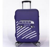 wxlmom Suitcase Covers Protectors L Purple Car 3D Print Design Scratch and Dust Protection,Water Resistant Elastic Luggage Covers with Zipper for Suitcases Large,Quick Fix and Remove