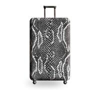 wxlmom Suitcase Covers Protectors M Snake Skin Pattern 3D Print Design Scratch and Dust Protection,Water Resistant Elastic Luggage Covers with Zipper for Suitcases Large,Quick Fix and Remove