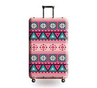 wxlmom Suitcase Covers Protectors S Pink Green 3D Print Design Scratch and Dust Protection,Water Resistant Elastic Luggage Covers with Zipper for Suitcases Large,Quick Fix and Remove