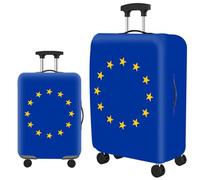 wxlmom Suitcase Covers Protectors S Yellow Star 3D Print Design Scratch and Dust Protection,Water Resistant Elastic Luggage Covers with Zipper for Suitcases Large,Quick Fix and Remove