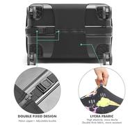 wxlmom Suitcase Covers Protectors XL Blue Khaki Color 3D Print Design Scratch and Dust Protection,Water Resistant Elastic Luggage Covers with Zipper for Suitcases Large,Quick Fix and Remove