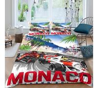 WXLWHR F1 Racing Duvet Cover Set Soft Microfiber 3 Piece 3D Printed Bedding Set F1 Drivers Comforter Cover with Pillow Cases for Kids Girls Teens Adults Double（200x200cm）