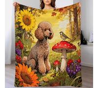 WXLWHR Poodle Fleece Throw Blanket for Couch Sofa Bed All Season Forest Fairy Tale Pattern Blanket Comfort Warmth Flannel Presents for Couple Wife Husband 40x50inch(100x130cm)