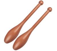 WXMYOZR Exercise Club - Wood Indian Clubs Pair Perfect for Strength Training and Rehabilitation Improves Grip and Full Body Workouts Available in 2lb Options for Women & Men,S