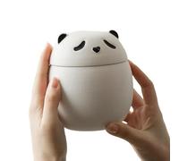 WXMYOZR Small Urn for Human Ashes or Pet Ashes, Cute Panda Handcrafted Ceramic Urn Medium Memorial Urn Small Sharing Urns Keepsake Cremation Urns