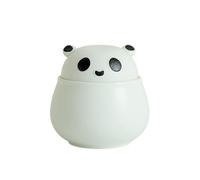 WXMYOZR Small Urn for Human Ashes or Pet Ashes, Cute Panda Handcrafted Ceramic Urn Small Memorial Urn Mini Sharing Urns Keepsake Cremation Urns,White